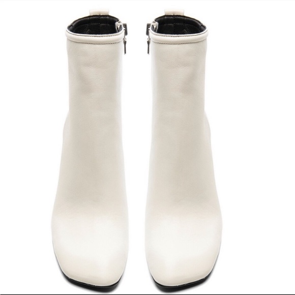 NWT rag & bone Ellis Boot Ivory Italian Leather $595 MSRP. Size 8 - Picture 11 of 16